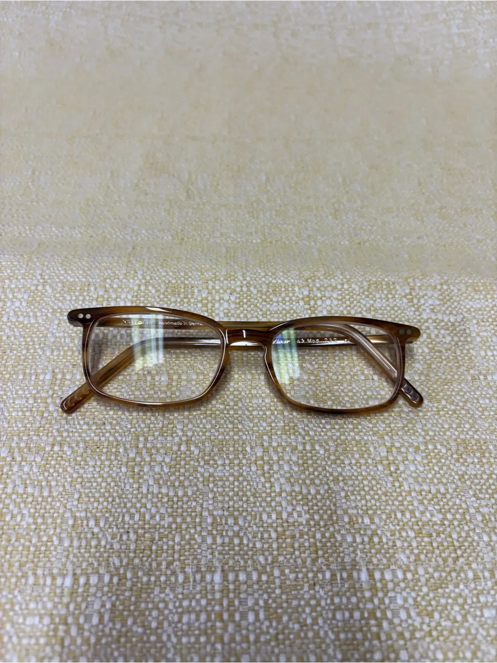 Lunor Havana Women's Light Brown Tortoiseshell Eyeglasses with Case